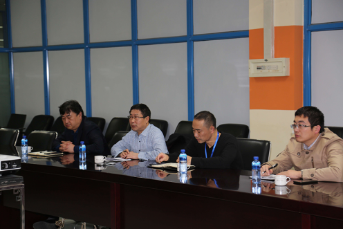 万名干手下基层烟台市国企一队到Z6尊龙软件公司调研座谈